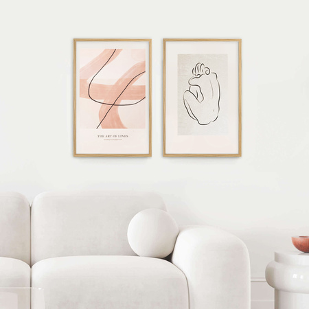 Ramka na zdjęcie FDM M02 kolor dębowy 40x60 cm