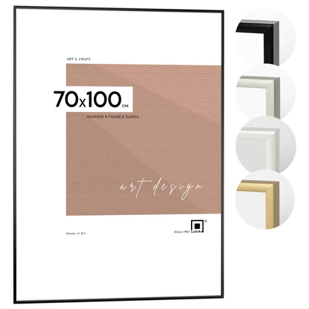 Czarna ramka aluminiowa na zdjęcia Royall 70x100 cm