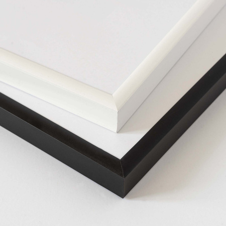 Biała ramka aluminiowa QAL 60x80 cm