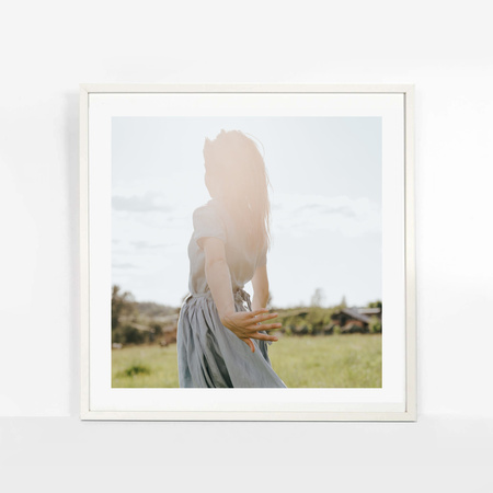 Biała ramka na zdjęcia FDM 1 50x50 cm