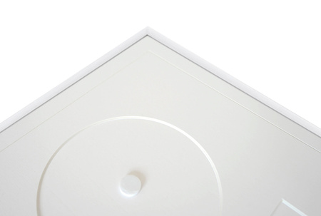 Biała ramka na płytę CD z okładką - 30x40 cm