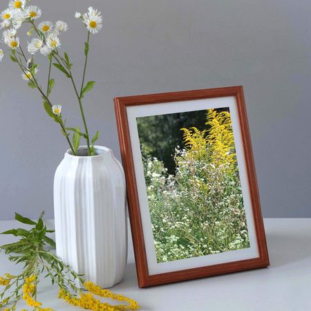 Ramka drewniana na zdjęcia mahoniowa DRWA 5 15x21 cm