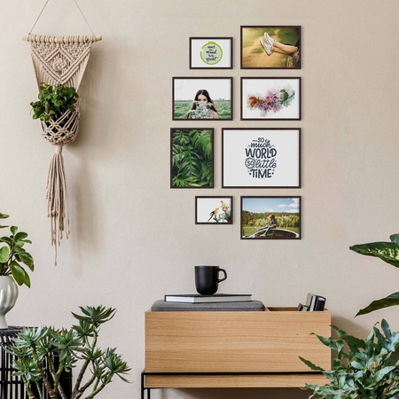 Zestaw brązowych ramek galeria Pinia 4 GF0009