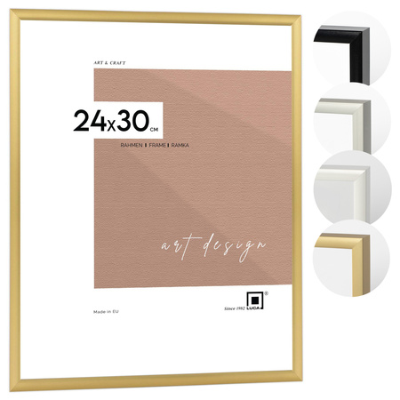 Złota ramka aluminiowa na zdjęcia Royall 24x30 cm