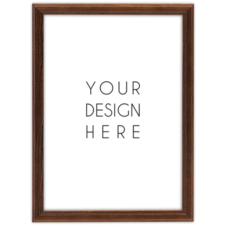 Brązowa ramka drewniana DRWA 4 18x24 cm