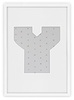 Ramka na zdjęcia LITERKA "Y" 21x30 cm biała z białym passe partout