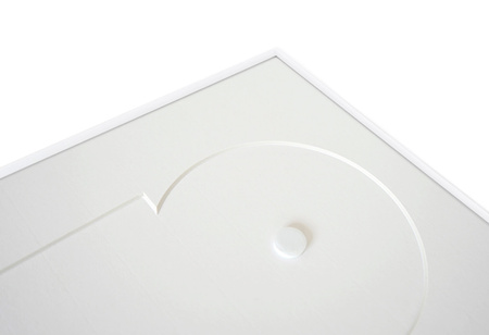 Biała ramka na 2 płyty CD - 30x40 cm