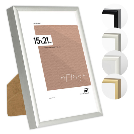 Srebrna ramka aluminiowa na zdjęcia Royall 15x21 cm