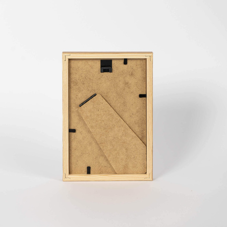 Pakiet 5 szt. naturalnych ramek drewnianych na zdjęcia DRWA 0 10x15 cm