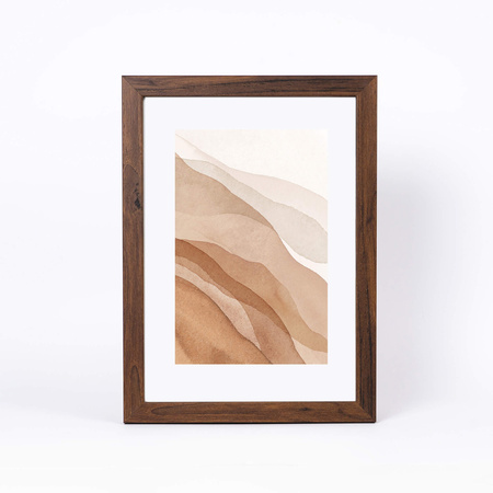 Brązowa ramka na zdjęcia HEN 4 21x29,7 cm