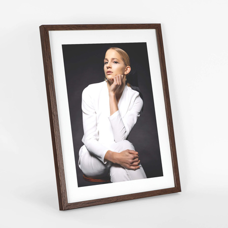 Brązowa ramka na zdjęcie FDM M6 30x40 cm