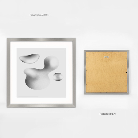 Srebrna ramka na zdjęcia HEN S 40x40 cm