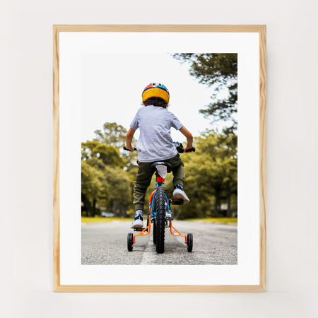 Ramka z drewna surowego na zdjęcia RAW 40x50 cm