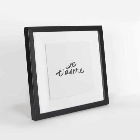 Czarna ramka na zdjęcia KEA 2 30x30 cm