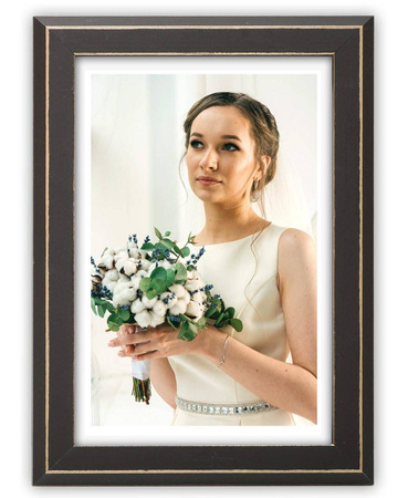 Ramka drewniana na zdjęcia DRI M 22 13x18 cm