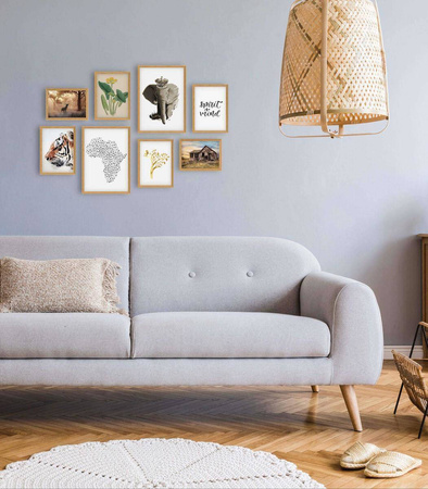 Zestaw ramek kolor dębowy PINIA 00 GF0007