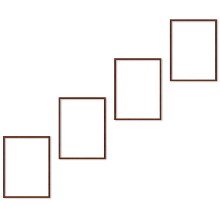 Zestaw ramek PINIA 3 GF0034 R - galeria ramek na 4 zdjęcia