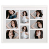 Duża ramka na wiele zdjęć biała 40x50 cm A - 8 zdjęć