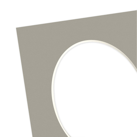 Passe partout 40x50 (30x40) OWAL ZIELONY KHAKI