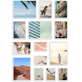 Zestaw białych ramek galeria Pinia 1 GF0001