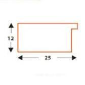 Ramka z drewna surowego na zdjęcia SUR F 21x30 cm