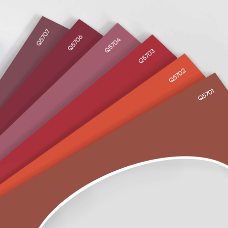 Passe partout 10x15 (6x9) OWAL CZERWONY LIGHT RED