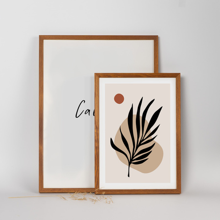 Jasno brązowa ramka drewniana PINIA 10 - 21x30 cm