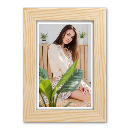 Ramka z drewna surowego na zdjęcia SUR E 10x15 cm