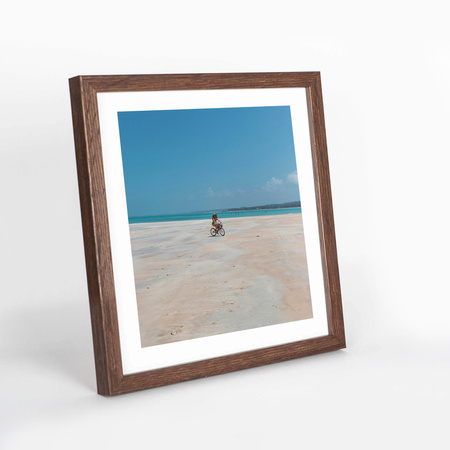 Ramka na zdjęcia 30x30 cm w brązowym kolorze FDM 6