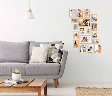 Zestaw naturalnych ramek galeria 0 GF0006