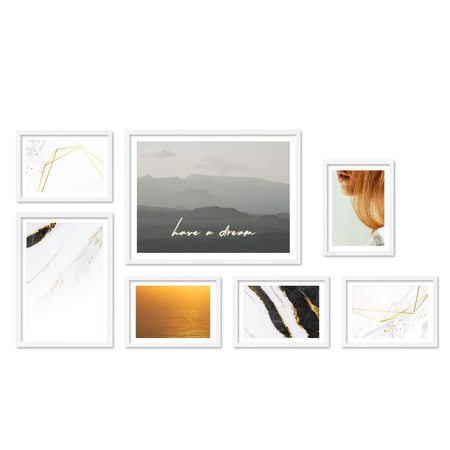 Zestaw ramek PINIA 1 GF0023 - galeria ramek na 7 zdjęć