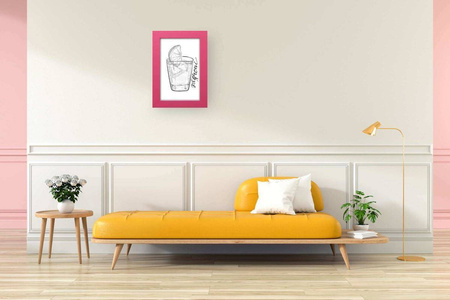 Ramka drewniana na zdjęcia DRL E 7 30x45 cm