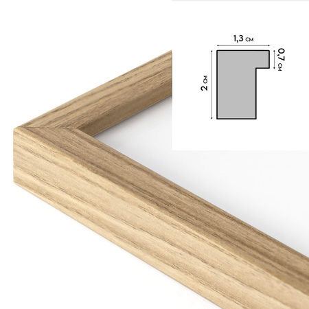 Ramka na zdjęcia 30x30 cm w dębowym kolorze FDM 02