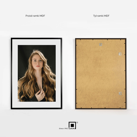 Pakiet 3 szt. czarnych ramek na zdjęcia FDM M2 50x70 cm