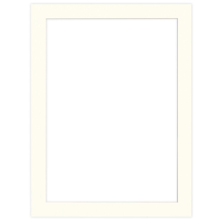 Pakiet 5 szt. Passe Partout 60x80 (50x70) BIAŁY IVORY