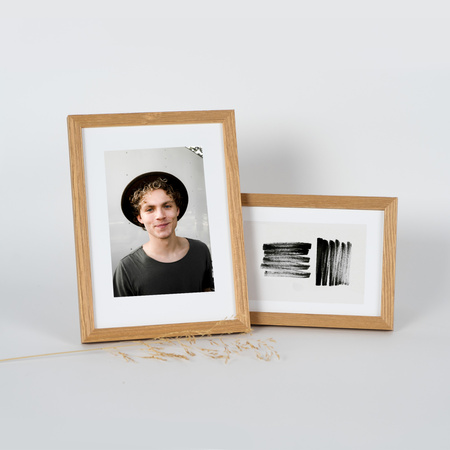 Pakiet 5 szt. ramek drewnianych na zdjęcia kolor dębowy PINIA 00 13x18 cm