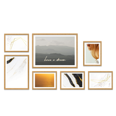 Zestaw ramek PINIA 00 GF0023 - galeria ramek na 7 zdjęć