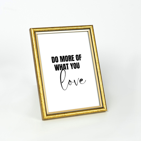 Ramka drewniana złota na zdjęcia DRI CL Z 15X21 cm