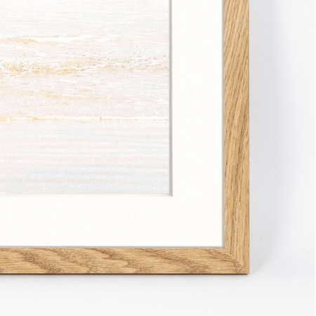 Brązowa ramka na zdjęcia HEN PASS 01 30x40 cm z passe partout (21x30)