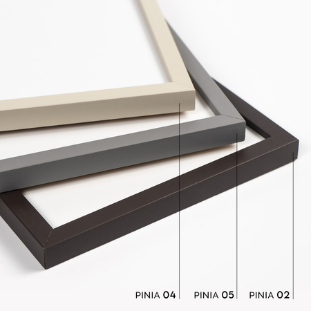 Szara ramka drewniana na zdjęcia PINIA 05 21x30 cm