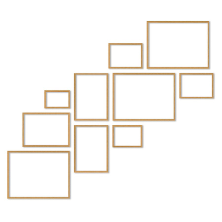 Zestaw ramek PINIA 00 GF0033 R - galeria ramek na 10 zdjęć