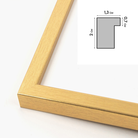 Złota ramka na zdjęcie KEA Z 40x60 cm