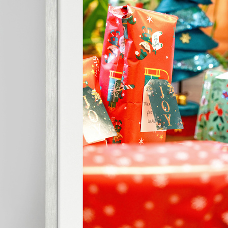 Srebrna ramka drewniana na zdjęcia PINIA S 21x30 cm