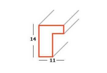 Zestaw brązowych ramek galeria Pinia 4 GF0002