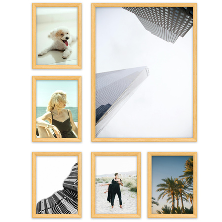 Zestaw naturalnych ramek galeria PRESTO 0 GF0002