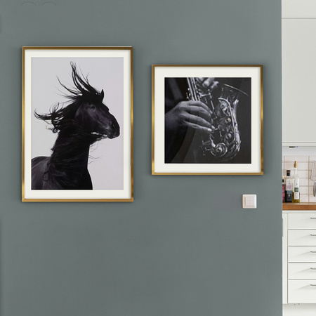 Złota ramka na zdjęcieKEA Z 50x70 cm