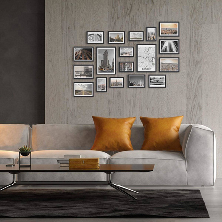 Zestaw czarnych ramek galeria Pinia 2 GF0006