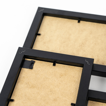 Multirama MULTI HEN 2 ramka na zdjęcia. Czarna multirama na cztery zdjęcia