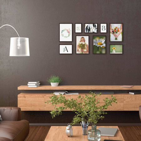 Zestaw brązowych ramek galeria Pinia 4 GF0004