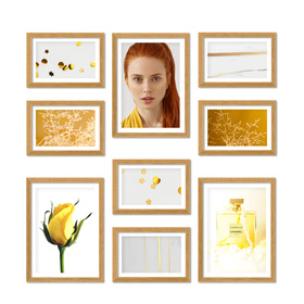 Zestaw ramek PINIA 00 GF0027 - galeria ramek na 9 zdjęć